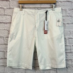 i Jeans by Buffalo Shorts White Cotton Flat Front Shorts Size 33